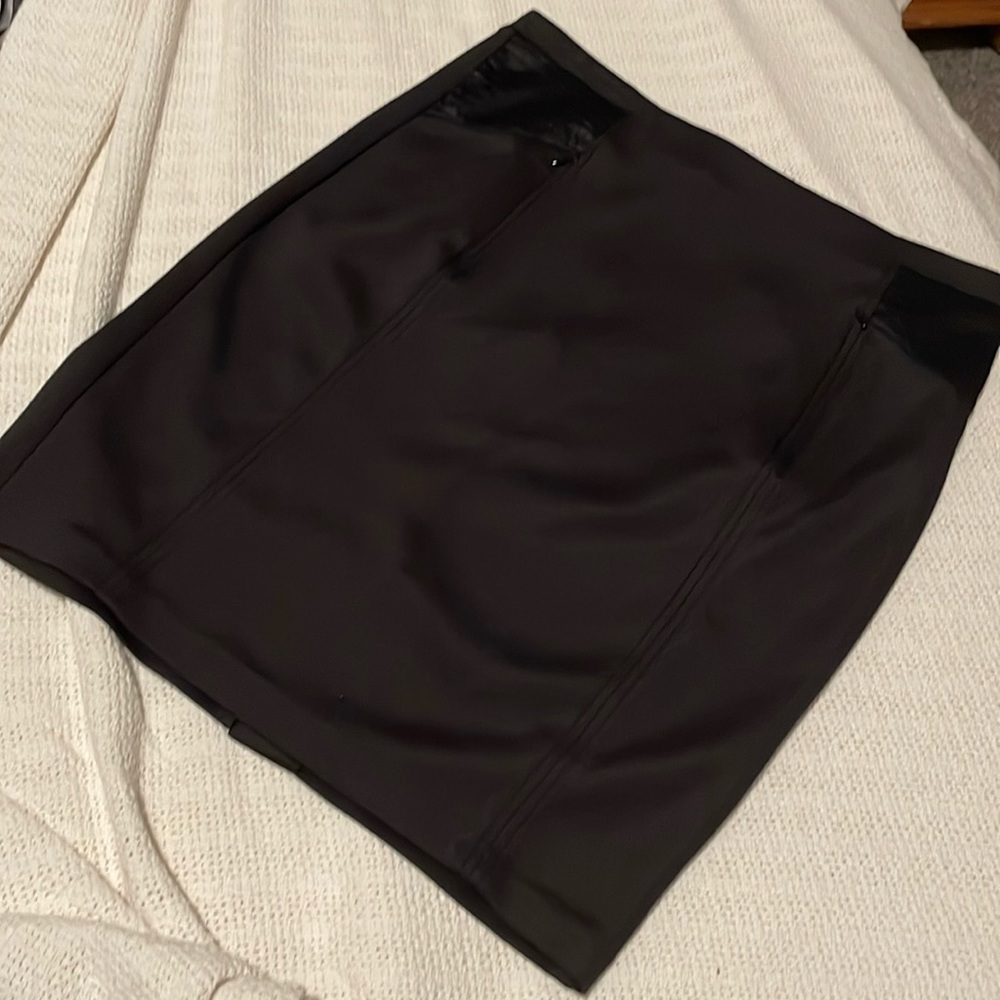 Womens large black pencil skirt
